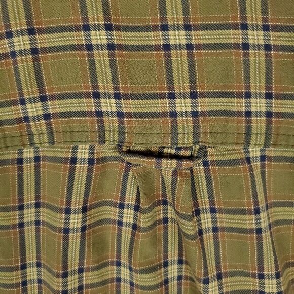 Moose Creek Flannel Lot Of 2 Button Down Shirt Men's Large Brown Plaid Workwear - Picture 10 of 14